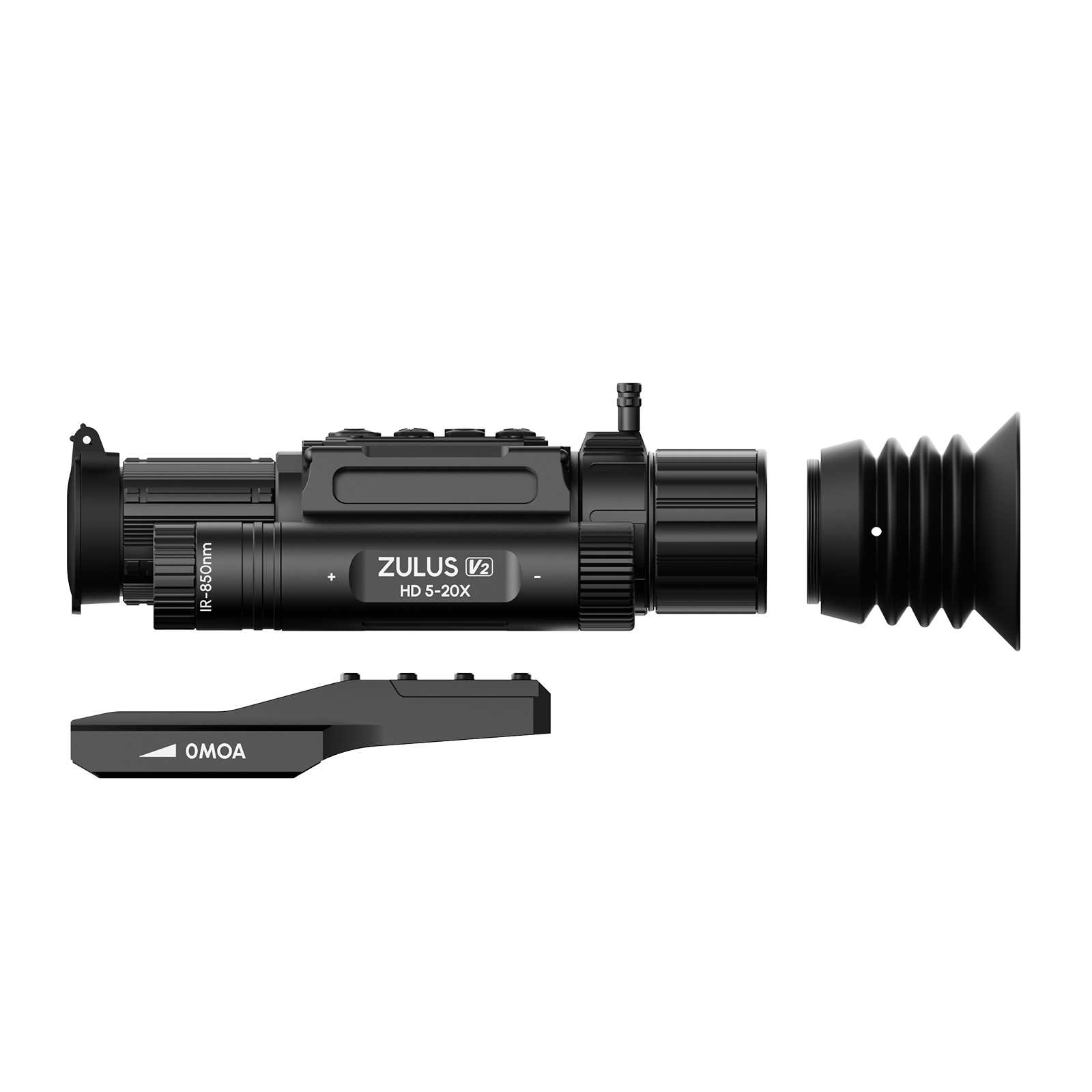 ZHD520 V2 - ZULUS HD 5-20X V2 Digital Night Vision Scope - Image 7